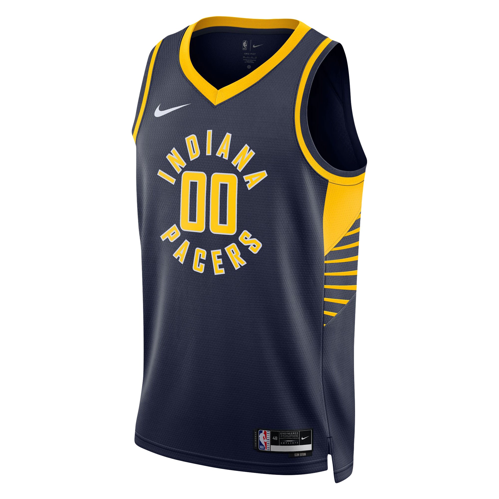 Alternative view of Bennedict Mathurin Indiana Pacers Unisex Swingman Jersey - Icon Edition - Navy