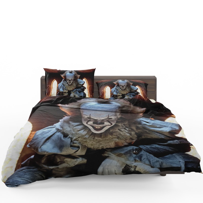 Bill Skarsgard Pennywise Clown It Bedding Set - Custom Bedding Set