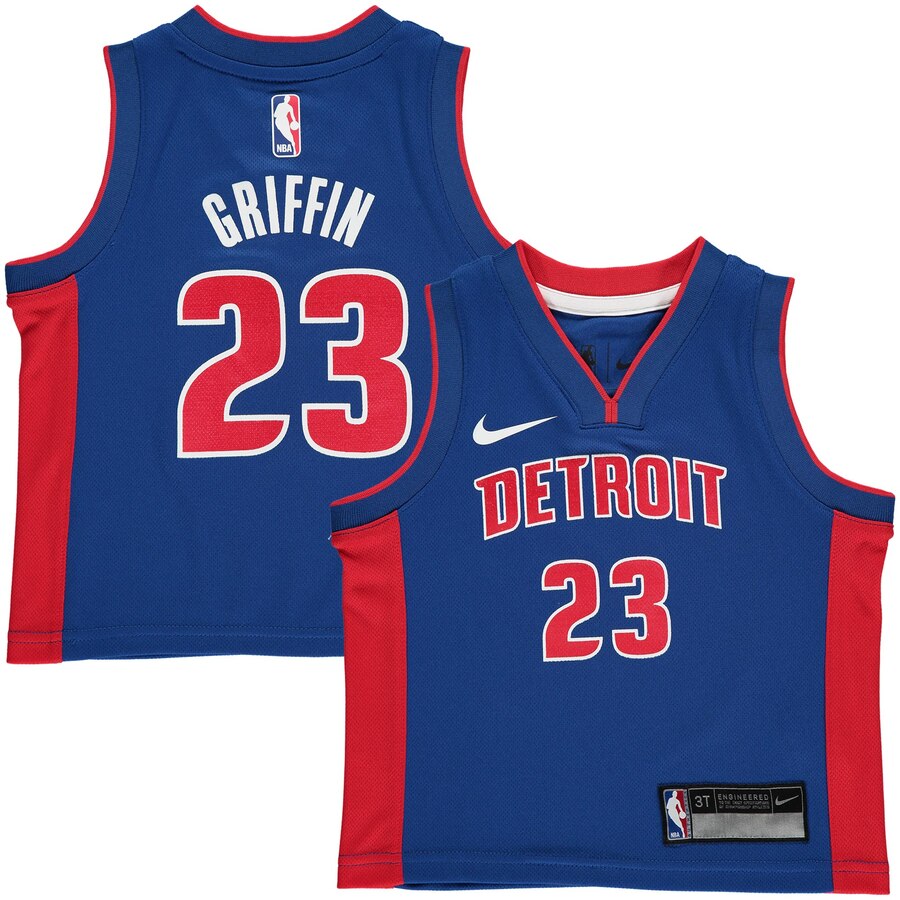 Blake Griffin Detroit Pistons Toddler Replica Jersey Blue - Icon Edition