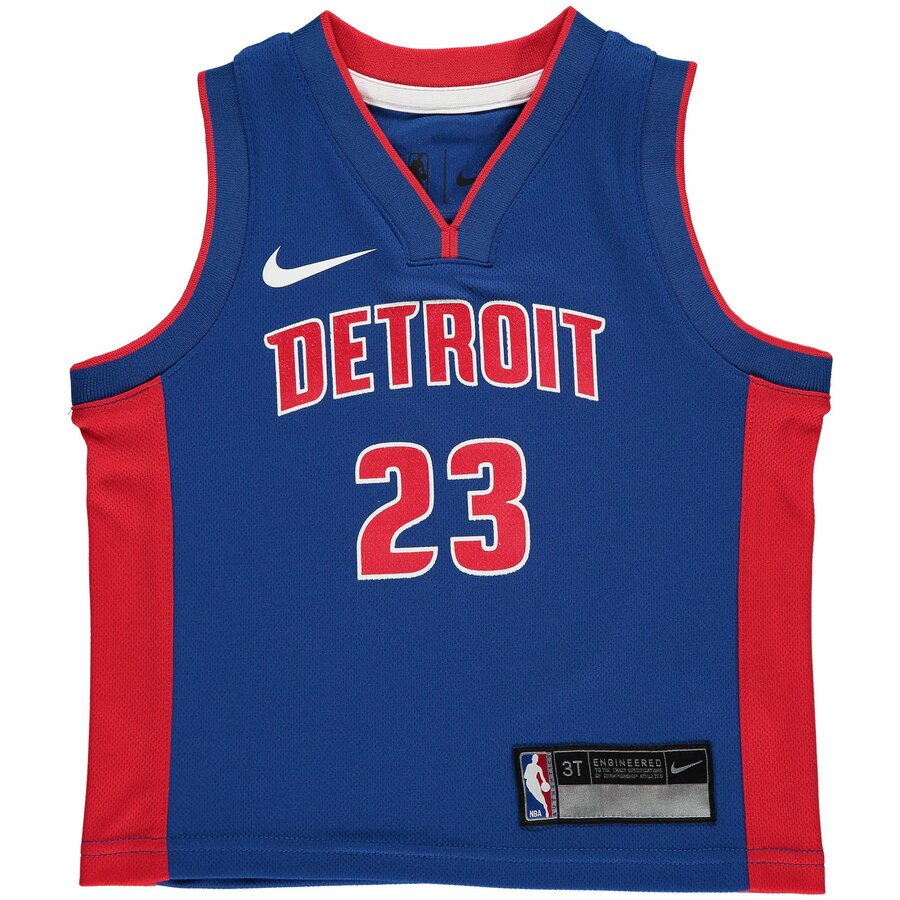 Alternative view of Blake Griffin Detroit Pistons Toddler Replica Jersey Blue - Icon Edition