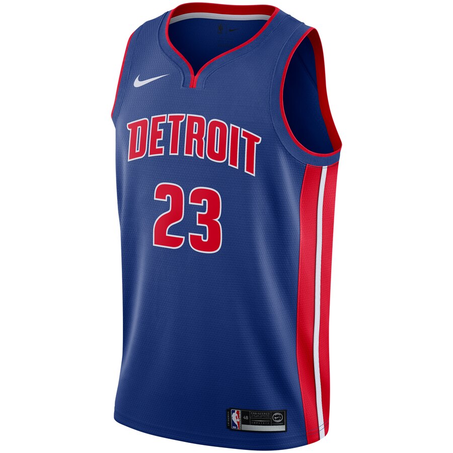 Alternative view of Blake Griffin Detroit Pistons Youth Swingman Jersey - Blue