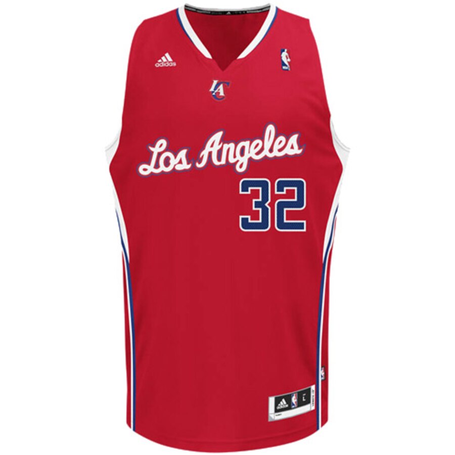 Alternative view of Blake Griffin La Clippers Adidas Swingman Road Jersey - Red