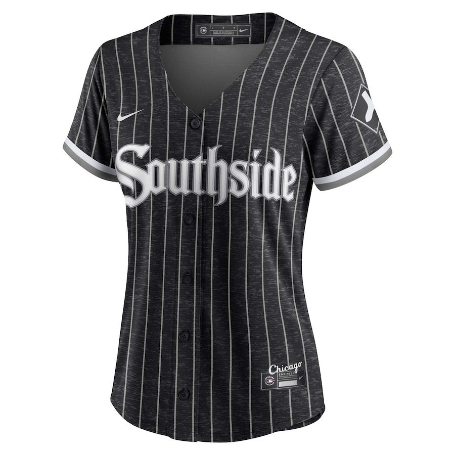 Alternative view of Bo Jackson 8 Chicago White Sox Women's City Connect Player Jersey - Black