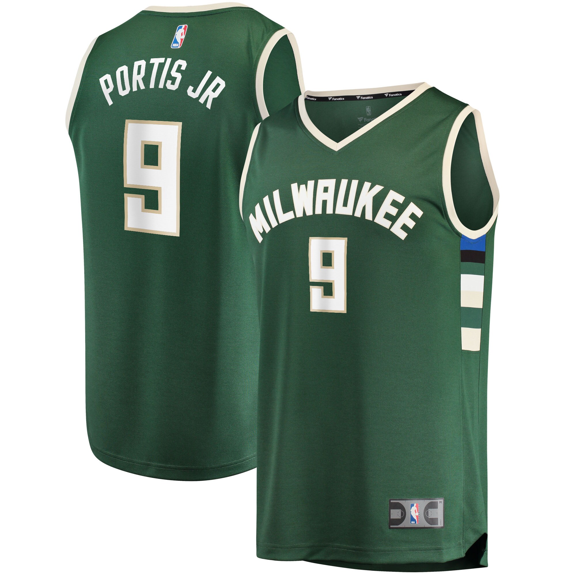 Bobby Portis Milwaukee Bucks Fanatics Fast Break Replica Jersey - Icon Edition - Green
