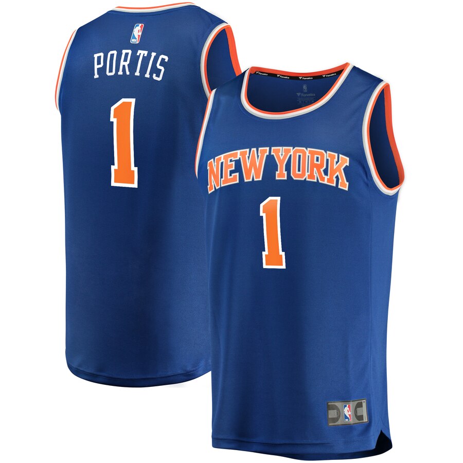 Bobby Portis New York Knicks Fanatics Branded Youth Fast Break Replica Jersey - Icon Edition - Blue