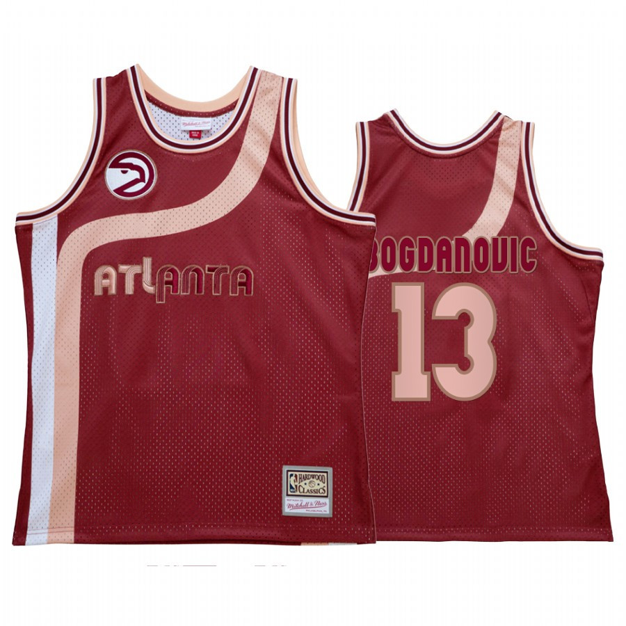 Bogdan Bogdanovic 13 Atlanta Hawks My Towns Wish Jersey Red - JS397 