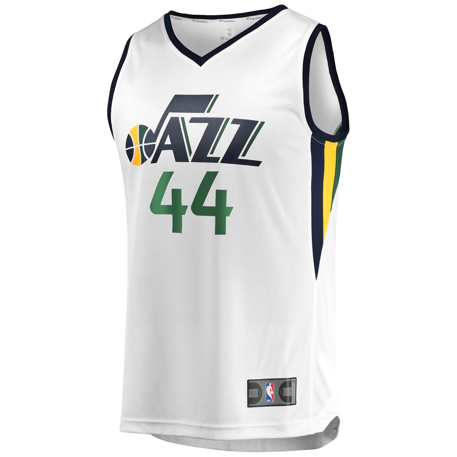 Alternative view of Bojan Bogdanovic Utah Jazz Fanatics Branded Fast Break Replica Jersey White - Icon Edition
