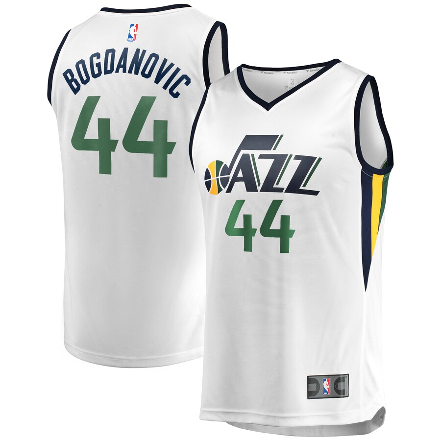 Bojan Bogdanovic Utah Jazz Fanatics Branded Fast Break Replica Jersey White - Icon Edition