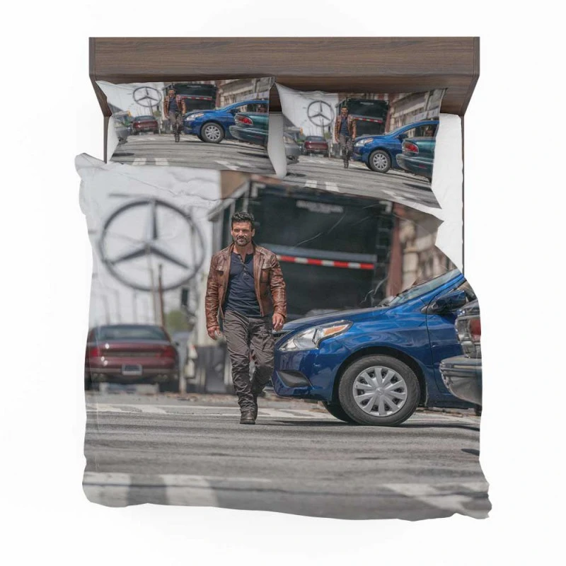 Alternative view of Boss Level Movie Frank Grillo Bedding Set - Custom Bedding Set