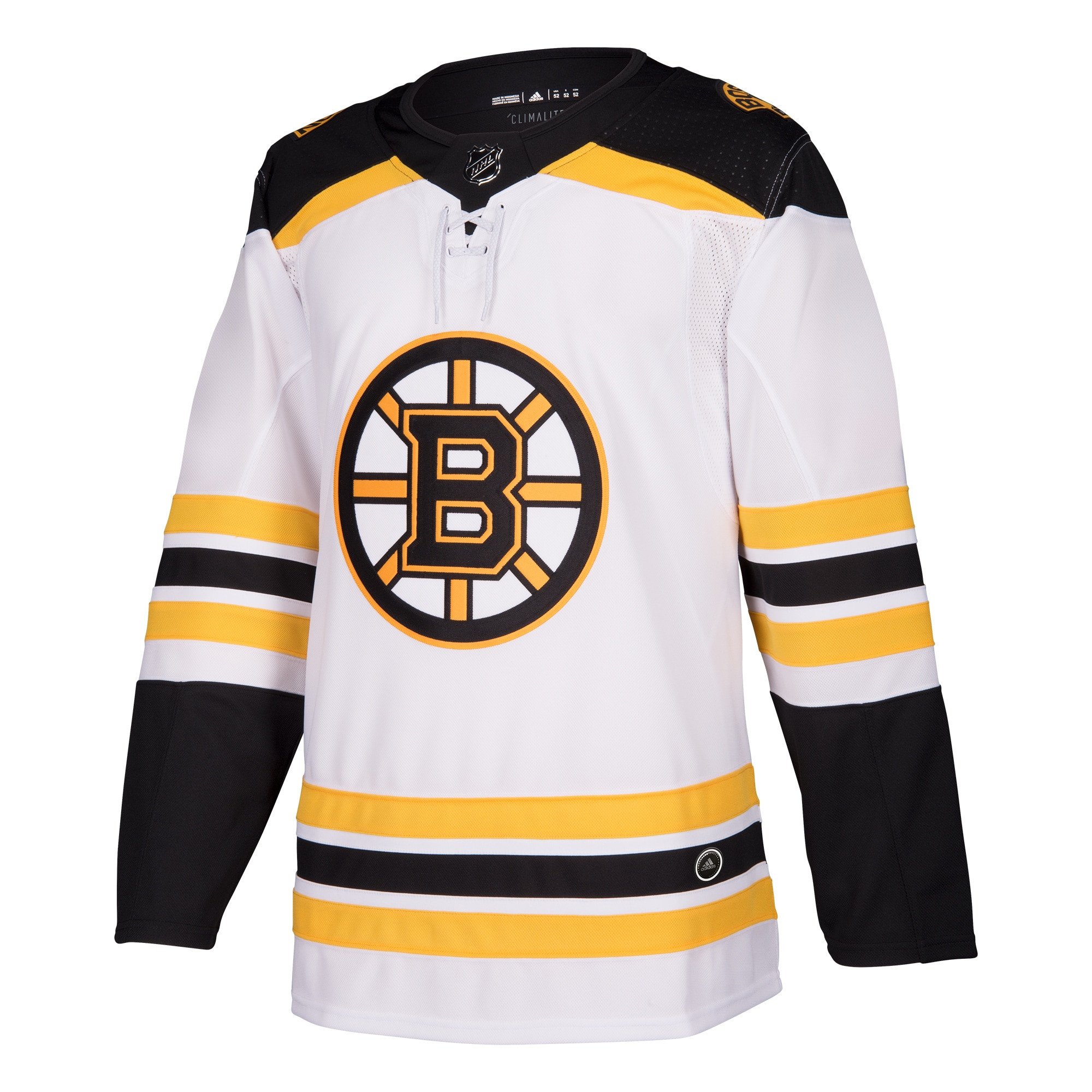 Alternative view of Boston Bruins Away Blank Jersey - Men, White - JS240 