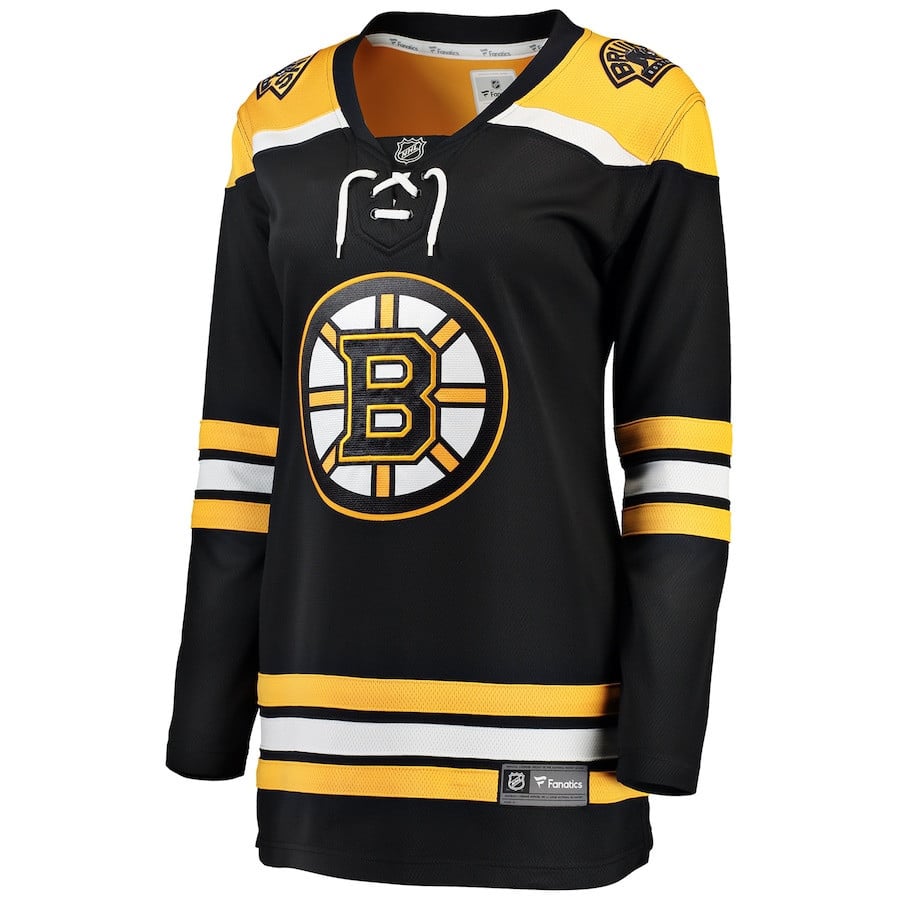 Alternative view of Boston Bruins Breakaway Home Jersey - Women, Black - JS574 