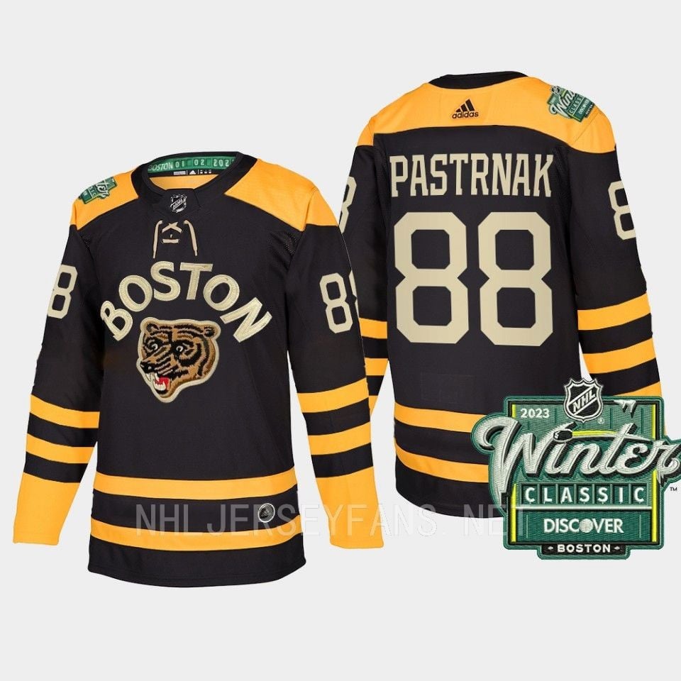 Boston Bruins David Pastrnak 88 2023 Winter Classic Black Jersey - JS814 