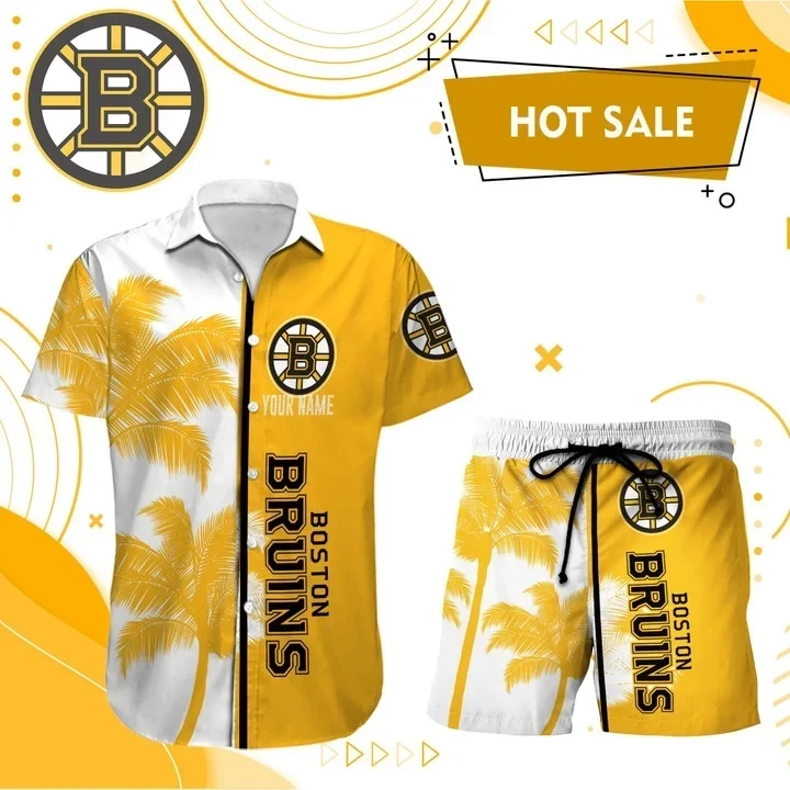 Boston Bruins Hawaiian Shirt And Set - Customized - JS294 