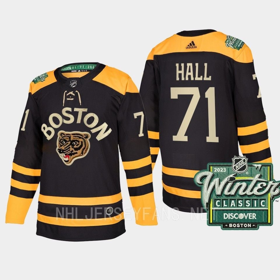 Boston Bruins Taylor Hall 71 2023 Winter Classic Black Jersey - JS776 