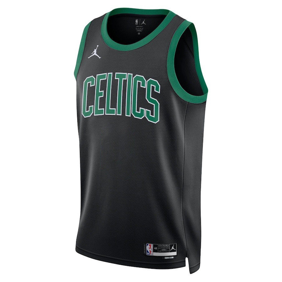 Alternative view of Boston Celtics 2024 FINALS CHAMPIONS Swingman Jersey - Statement Edition - Black - JS540