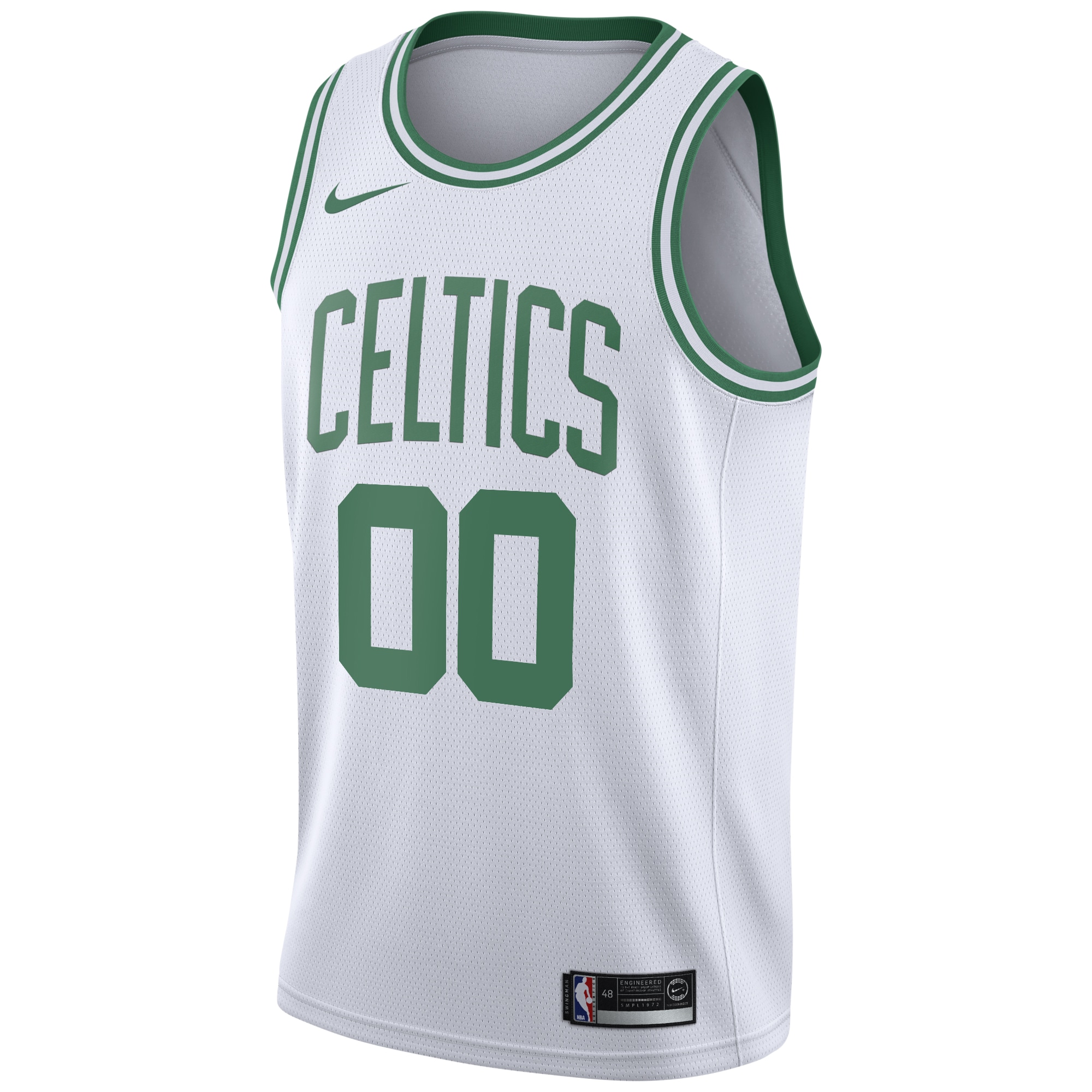 Alternative view of Boston Celtics Association Swingman Jersey - Custom - Youth - JS167