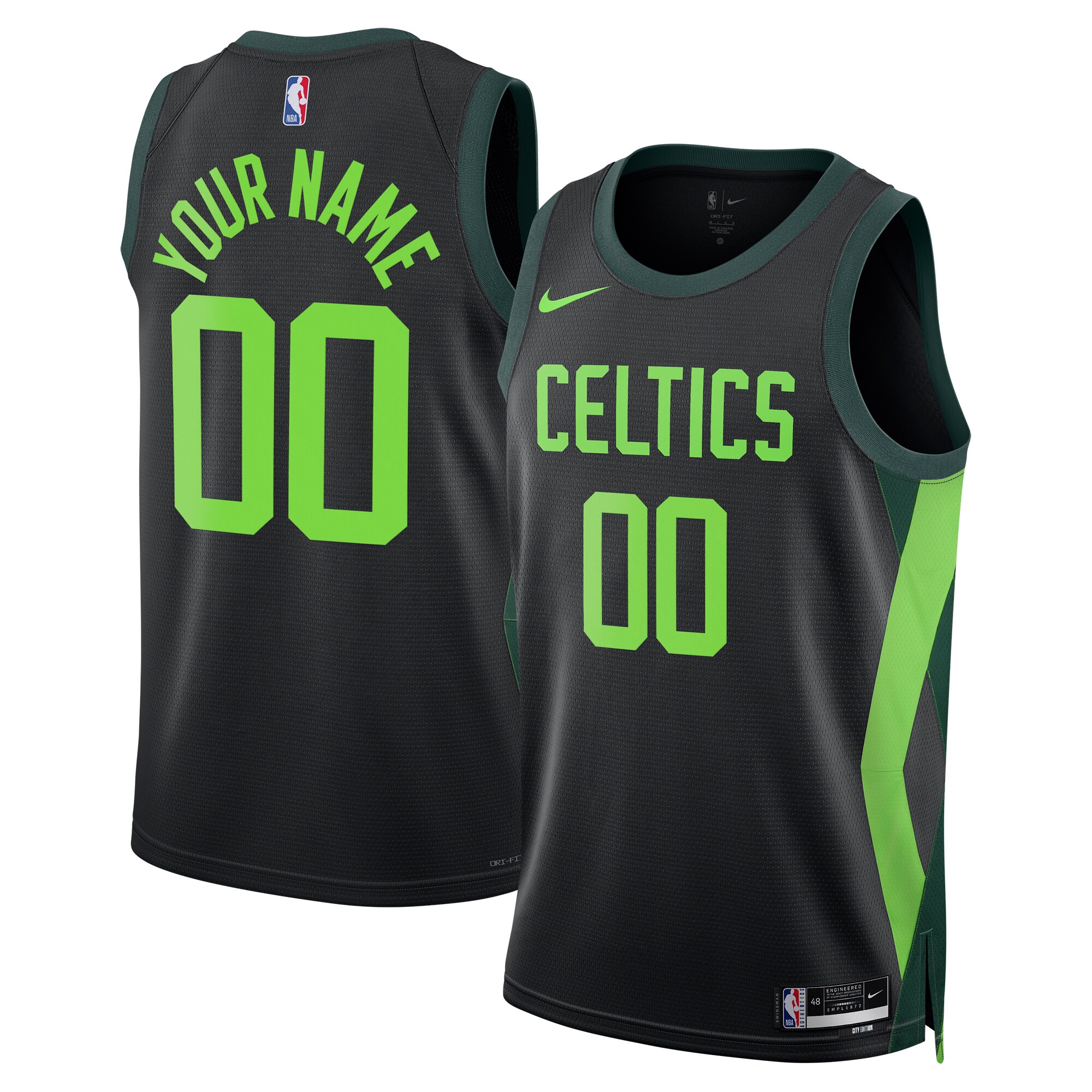 Boston Celtics City Edition Swingman Jersey 2024 - Custom - Unisex - JS784