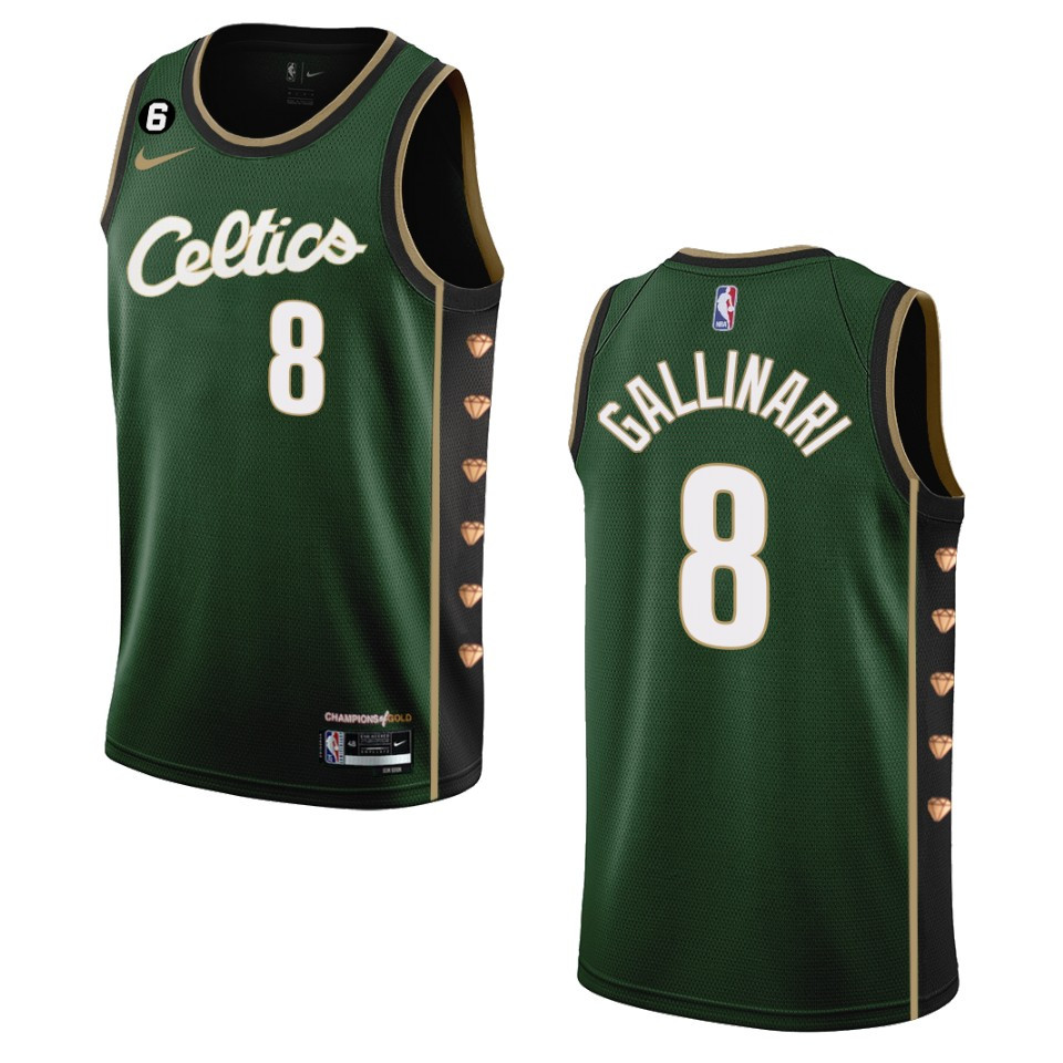 Boston Celtics Danilo Gallinari 2022-23 City Edition Dark Green Swingman Jersey