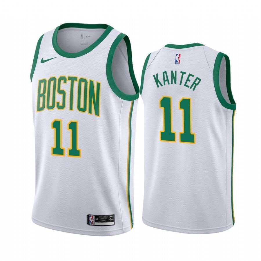 Boston Celtics Enes Kanter 11 City Men's Jersey - JS342