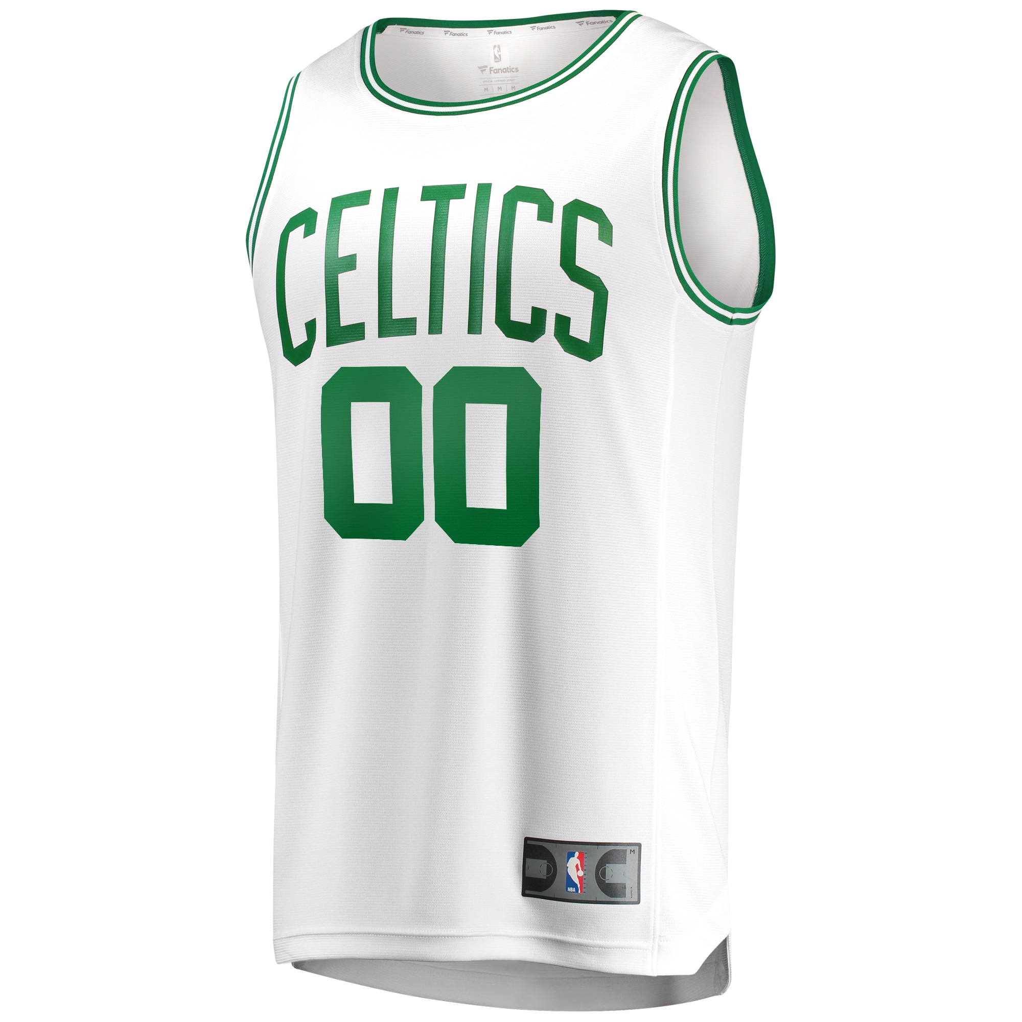Alternative view of Boston Celtics Fanatics 2024 Nba Finals Custom Fast Break Jersey - White - Association Edition