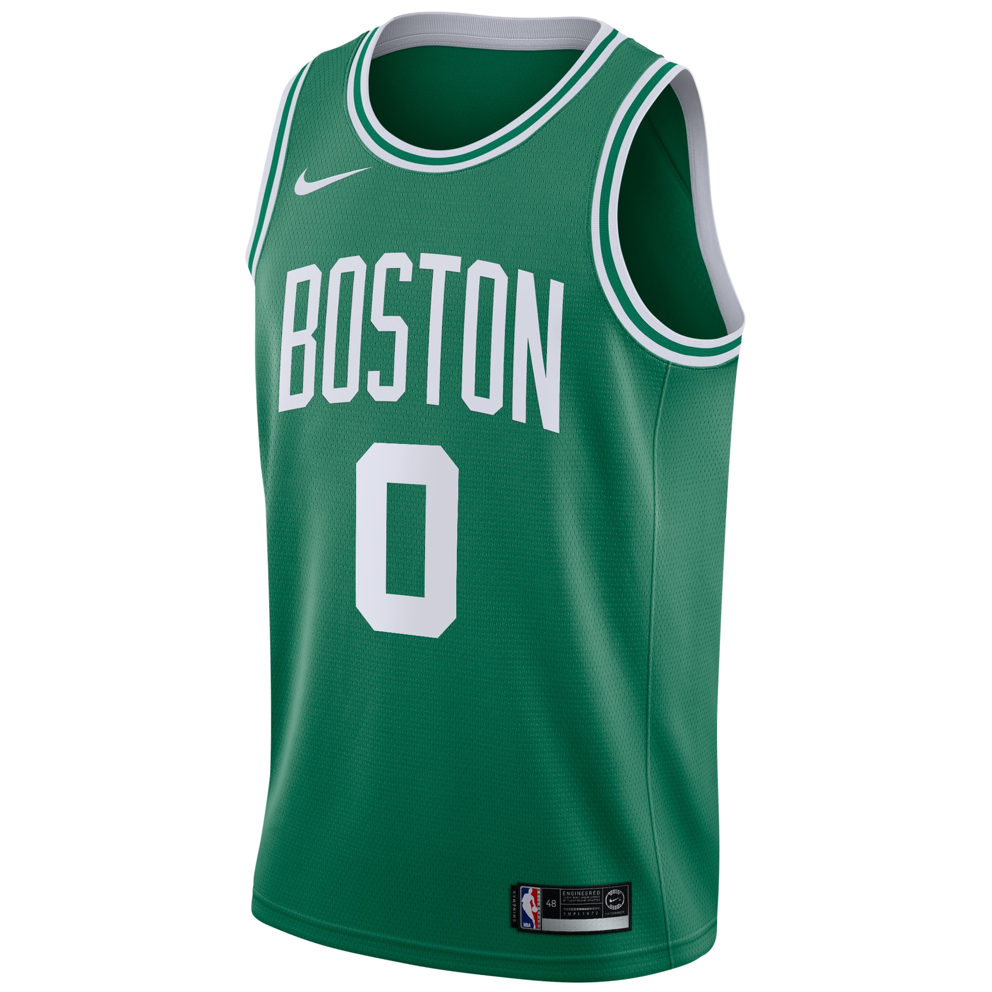 Alternative view of Boston Celtics Icon Edition NBA Finals Patch 2024 Swingman Jersey - Kelly Green - Jayson Tatum - Youth - JS968