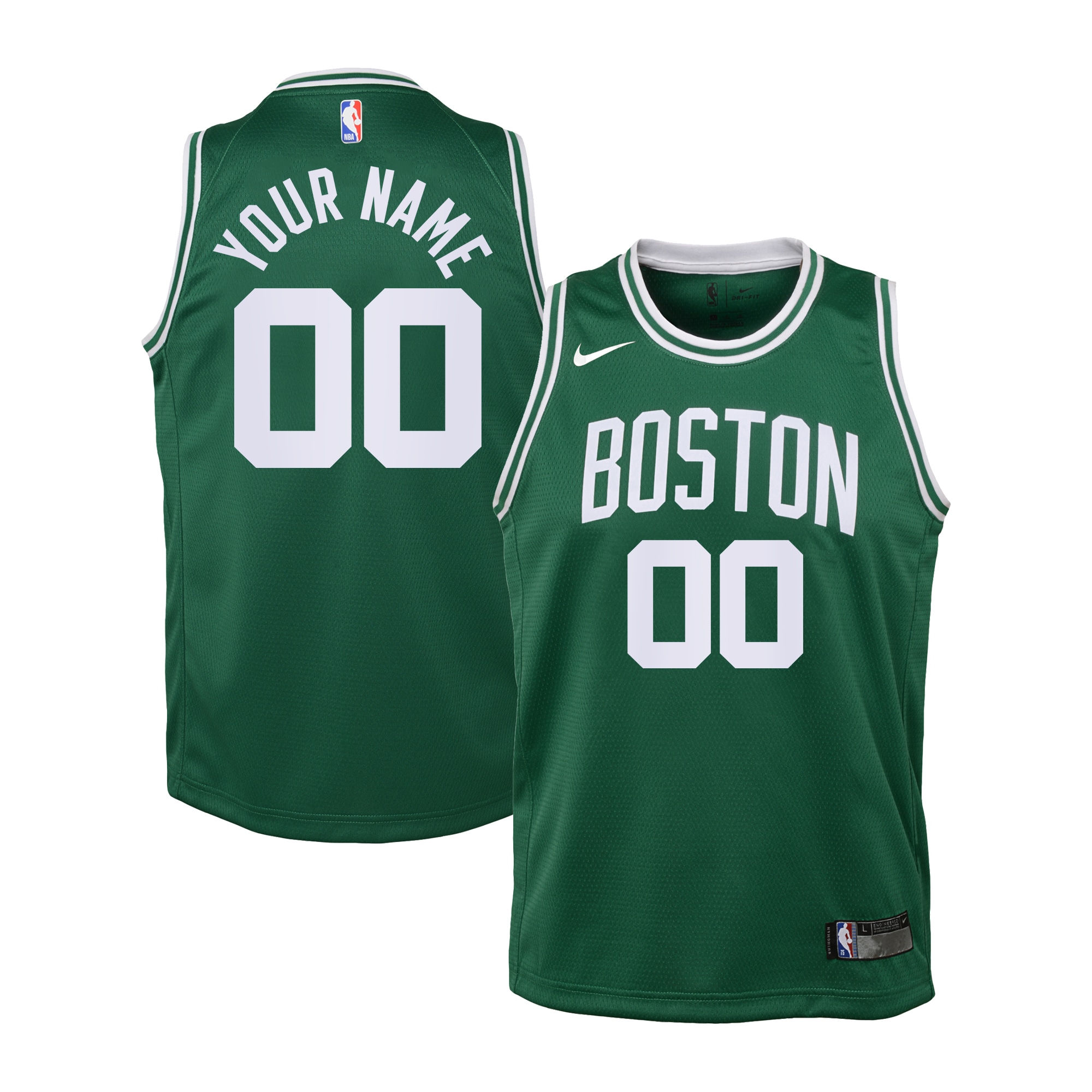 Boston Celtics Icon Swingman Jersey - Custom - Youth - JS311
