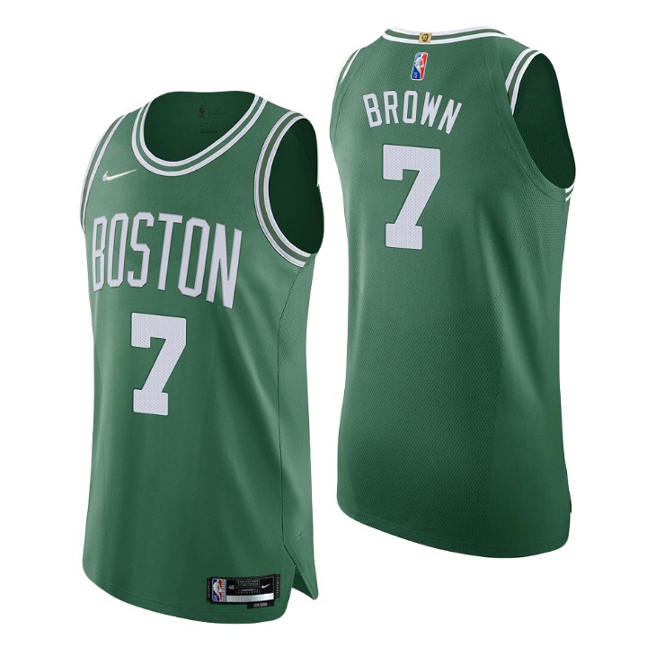 Boston Celtics Jaylen Brown 2021-22 75th Anniversary Authentic Jersey Icon