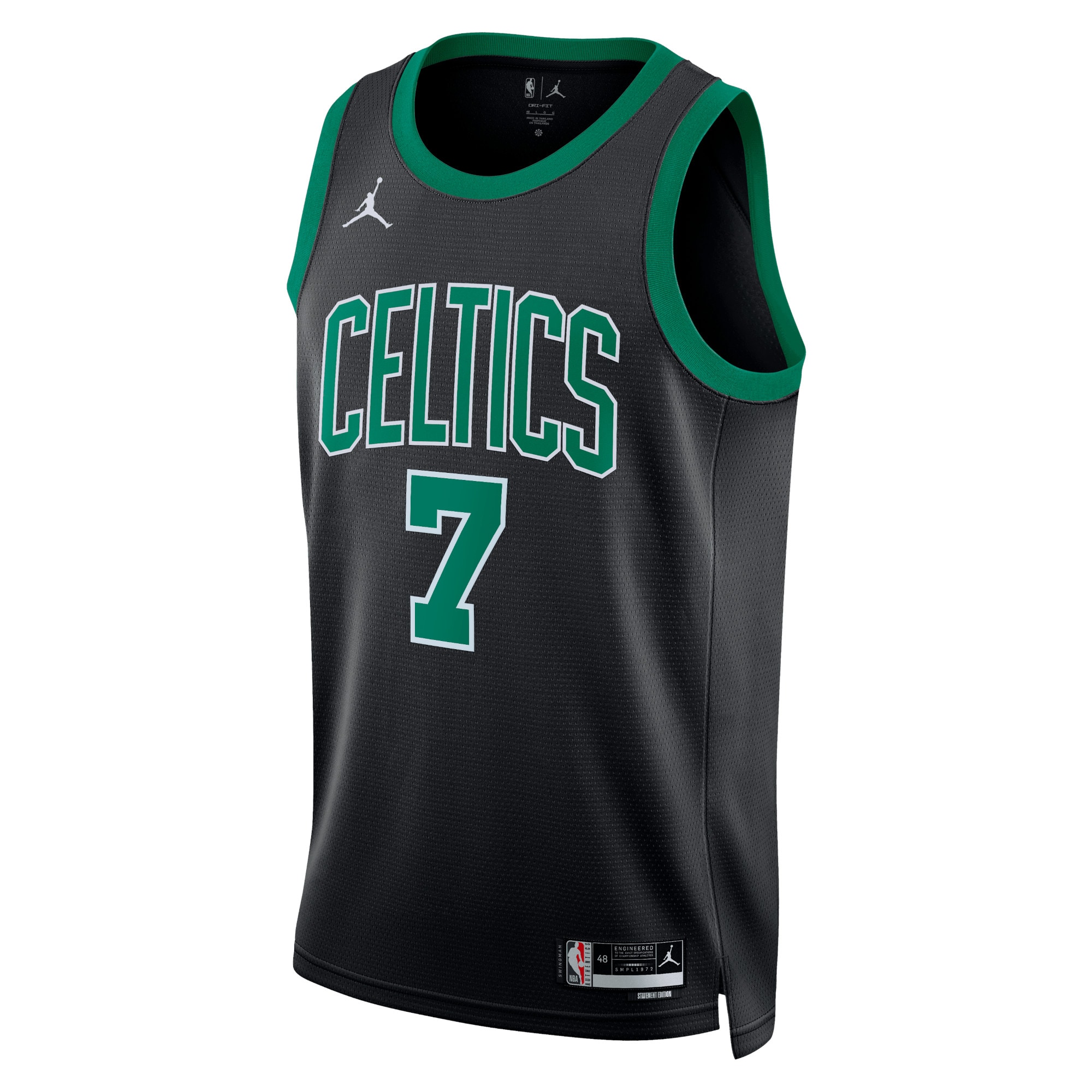 Boston Celtics Jordan Statement Edition Swingman Jersey - Green - Jaylen Brown - Unisex - JS881