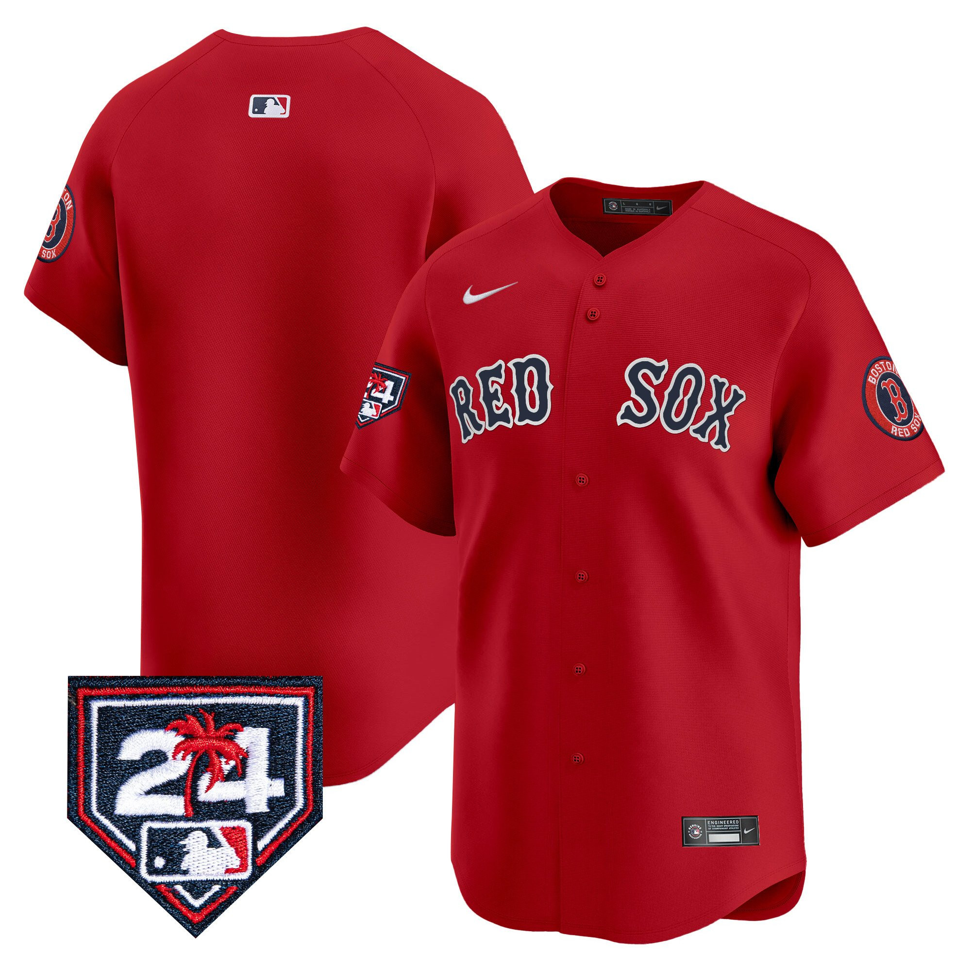 Boston Red Sox 2024 Spring Training Men Jersey - Red