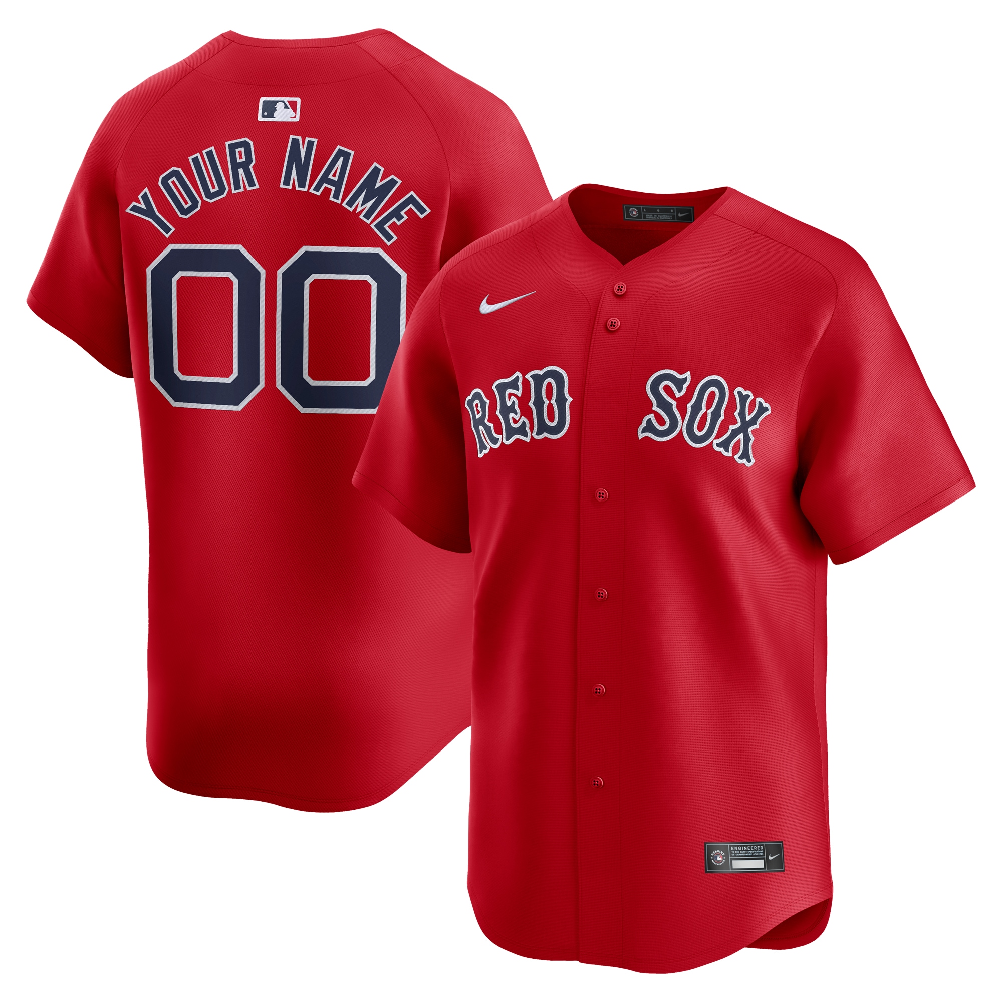 Boston Red Sox Alternate Limited Custom JerseyÃƒâ€šÃ‚Â ÃƒÂ¢Ã¢â€šÂ¬Ã¢â‚¬Å“ Red