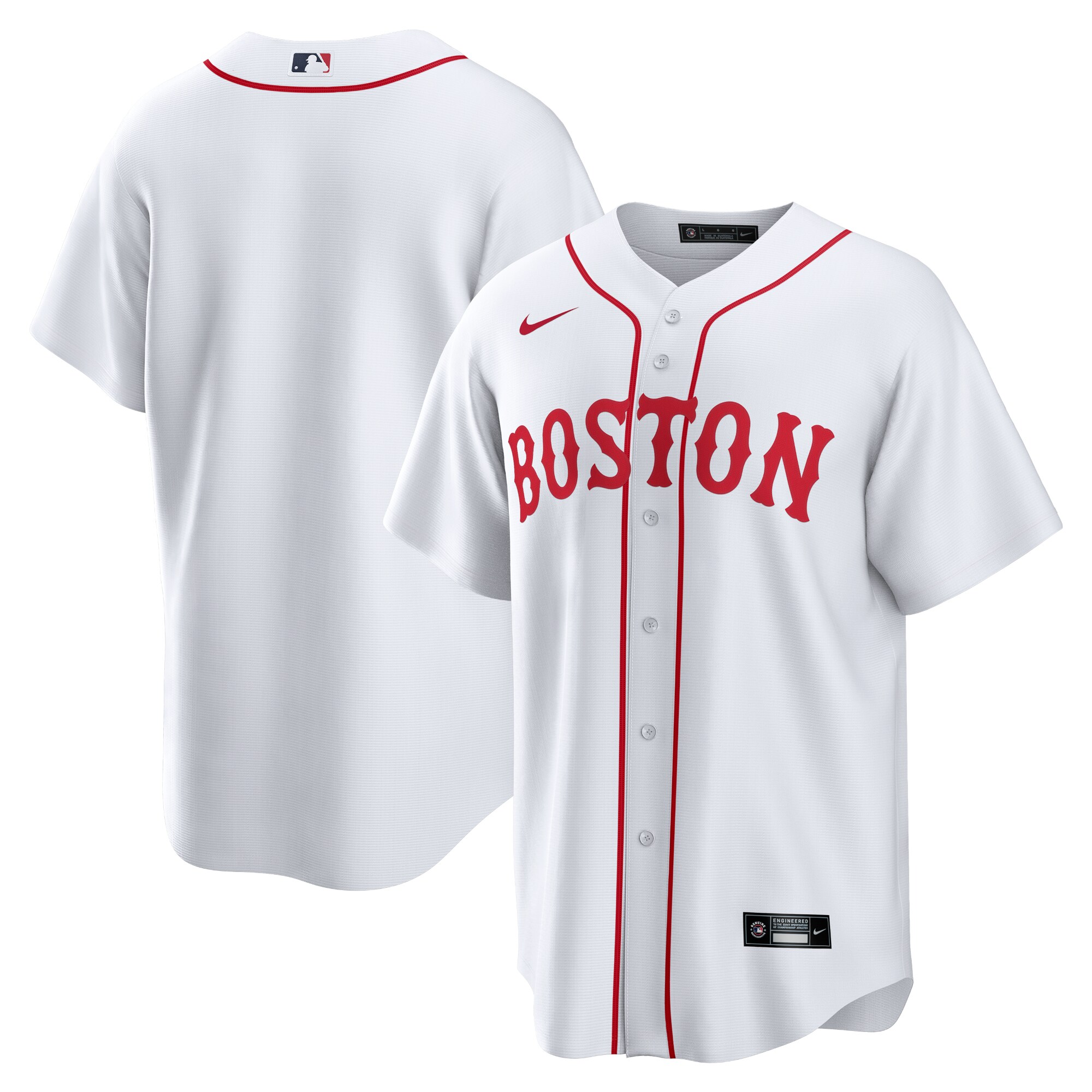 Alternative view of Boston Red Sox Alternate Replica Team Jersey – White