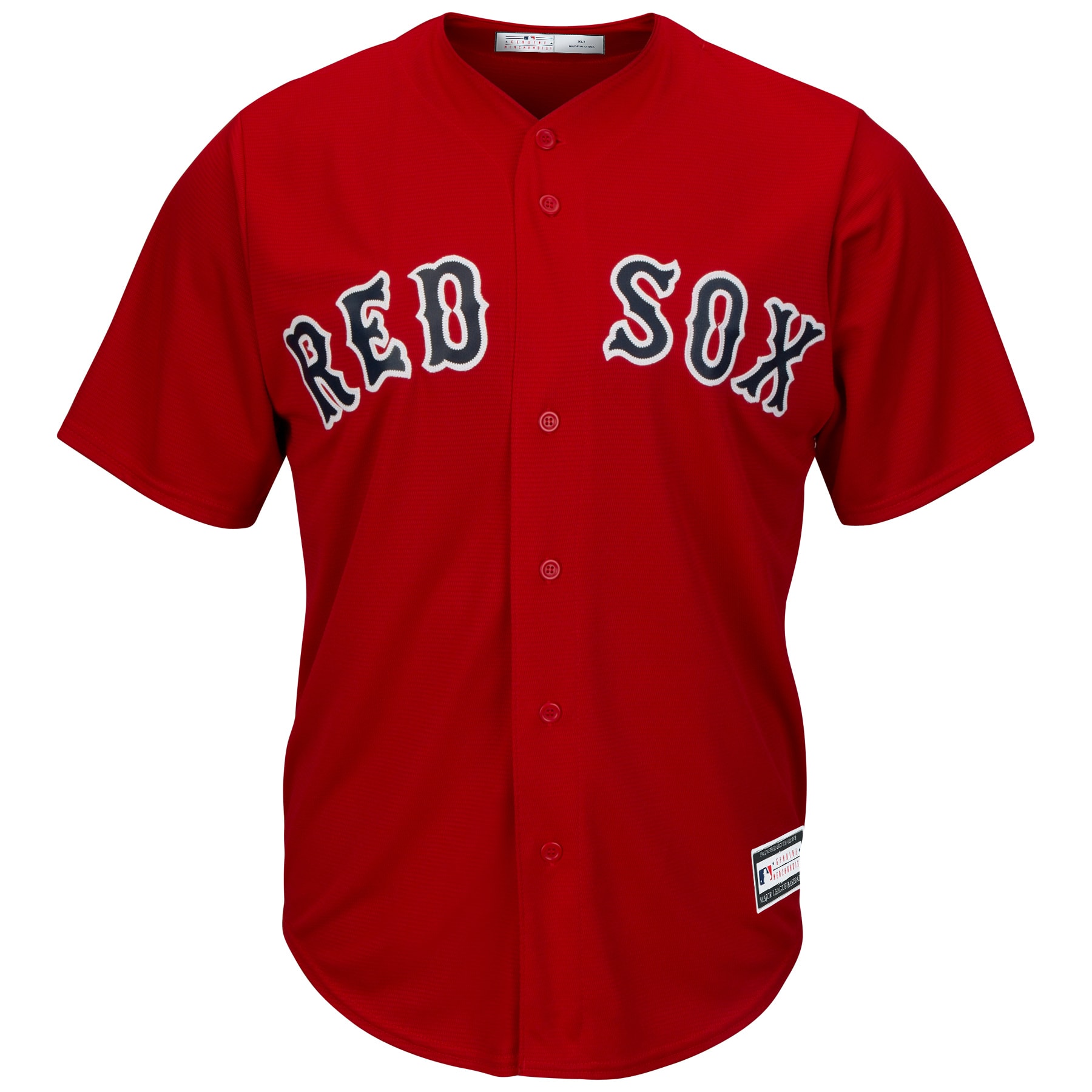 Alternative view of Boston Red Sox Big & Tall Replica Team Jersey - Red