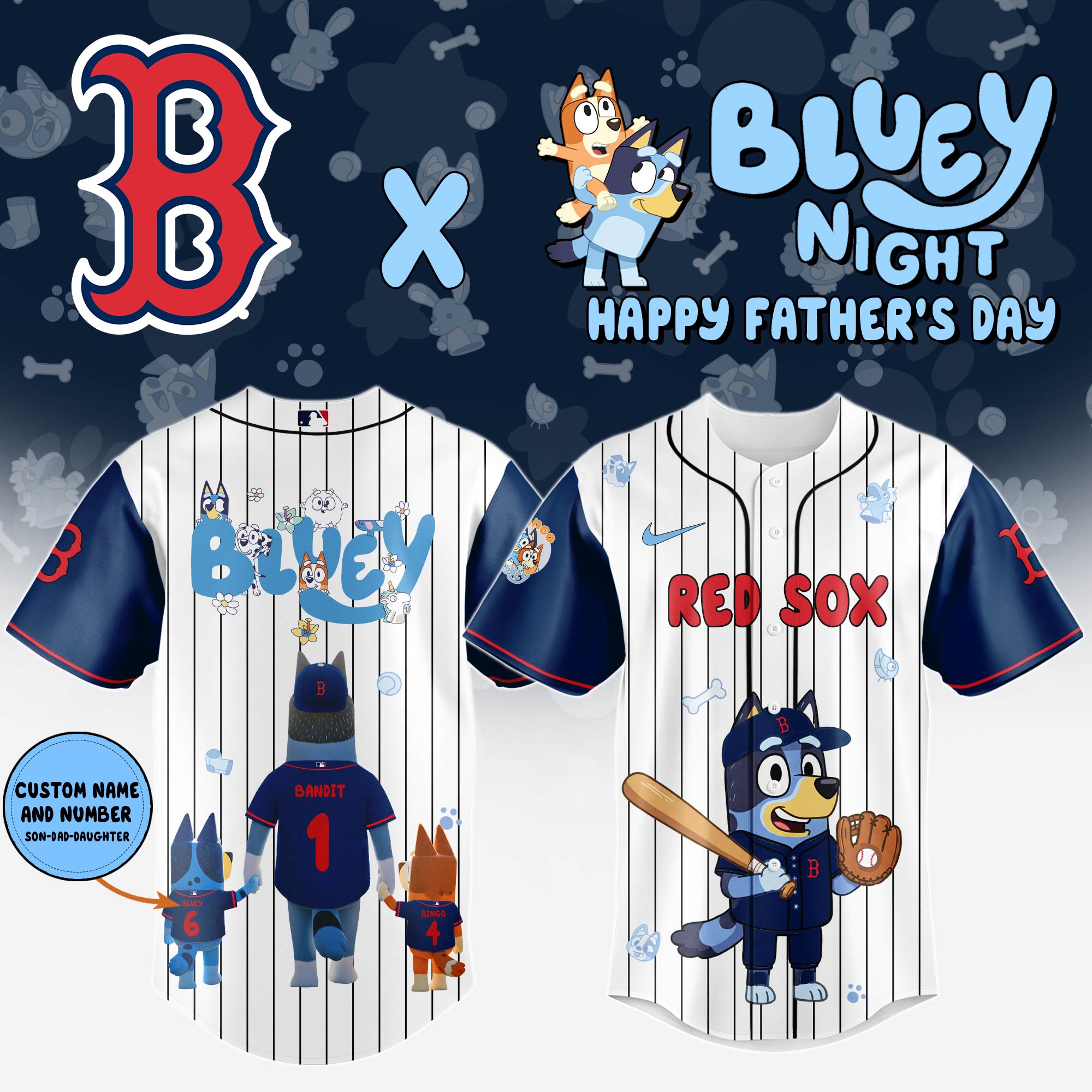 Boston Red Sox Happy Father’s Day Limited Edition Jersey 2025