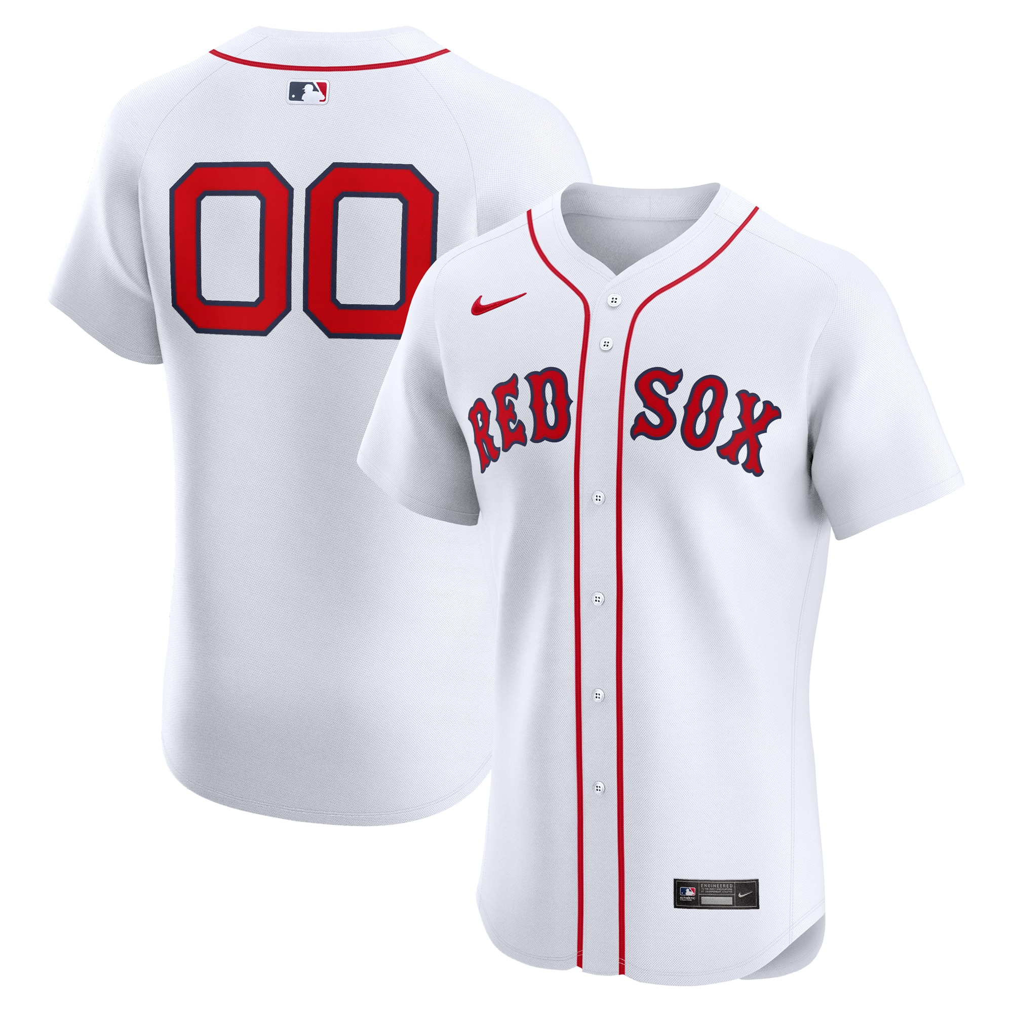 Boston Red Sox Home Elite Custom Jersey - White