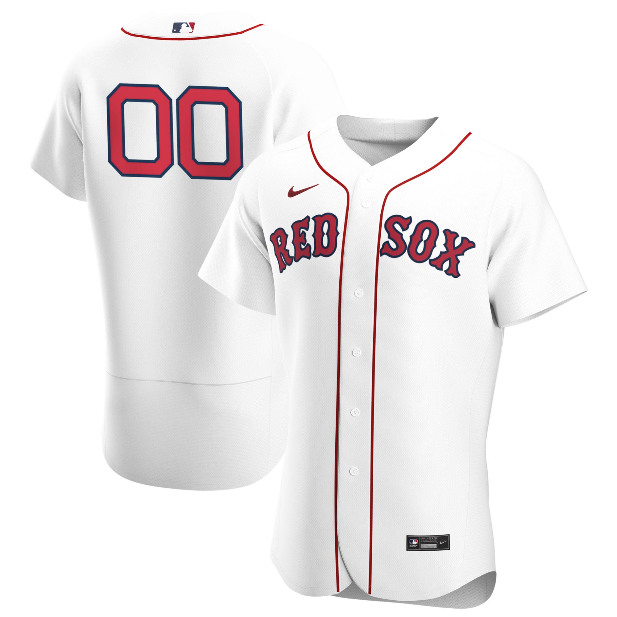 Boston Red Sox Home Pick-a-player Retired Roster Authentic Jersey - White