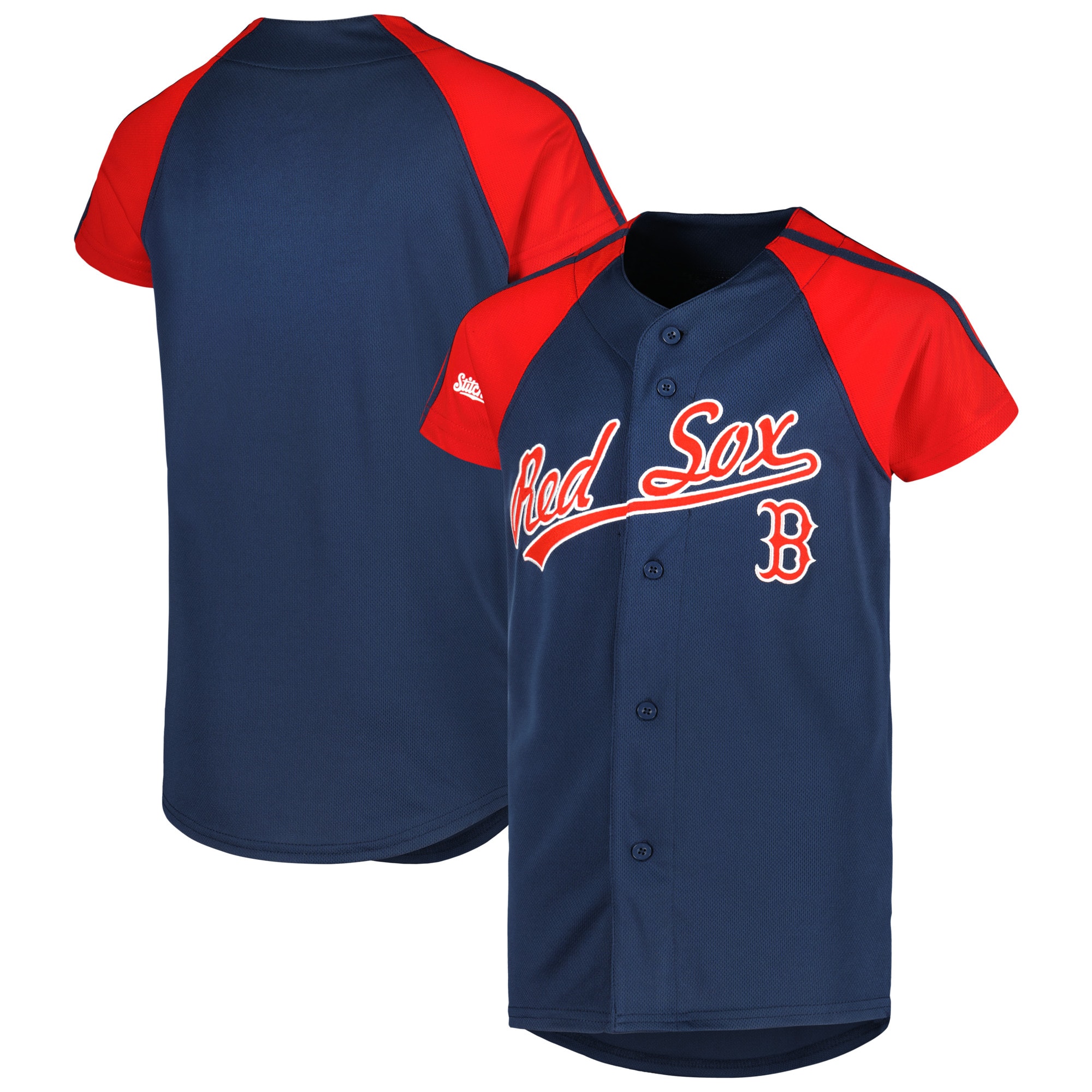 Boston Red Sox Stitches Youth Team Jersey - Navy/red