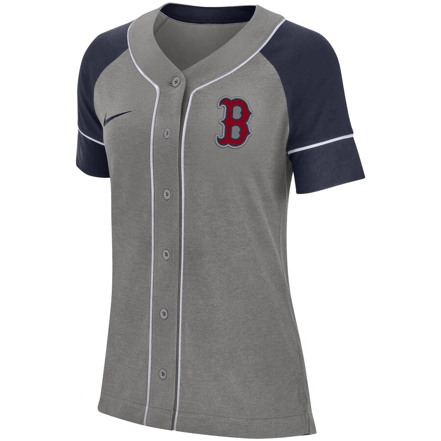Alternative view of Boston Red Sox Women's Classic Baseball Jersey - Gray