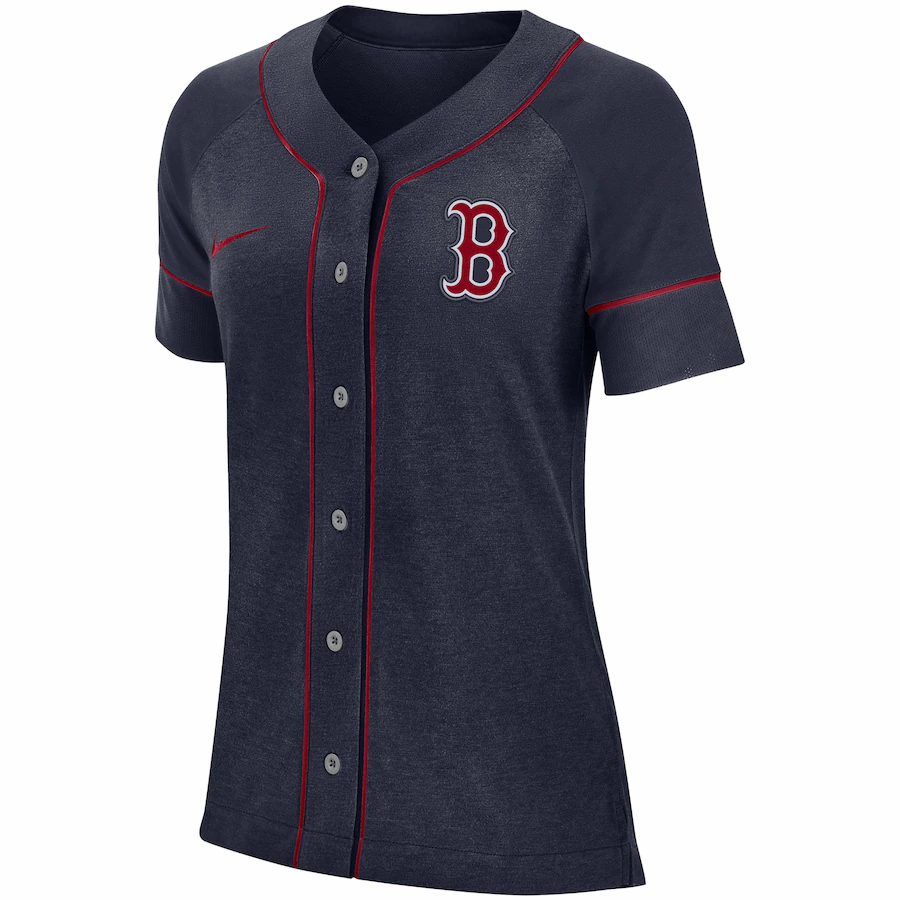 Alternative view of Boston Red Sox Women's Classic Baseball Jersey - Navy
