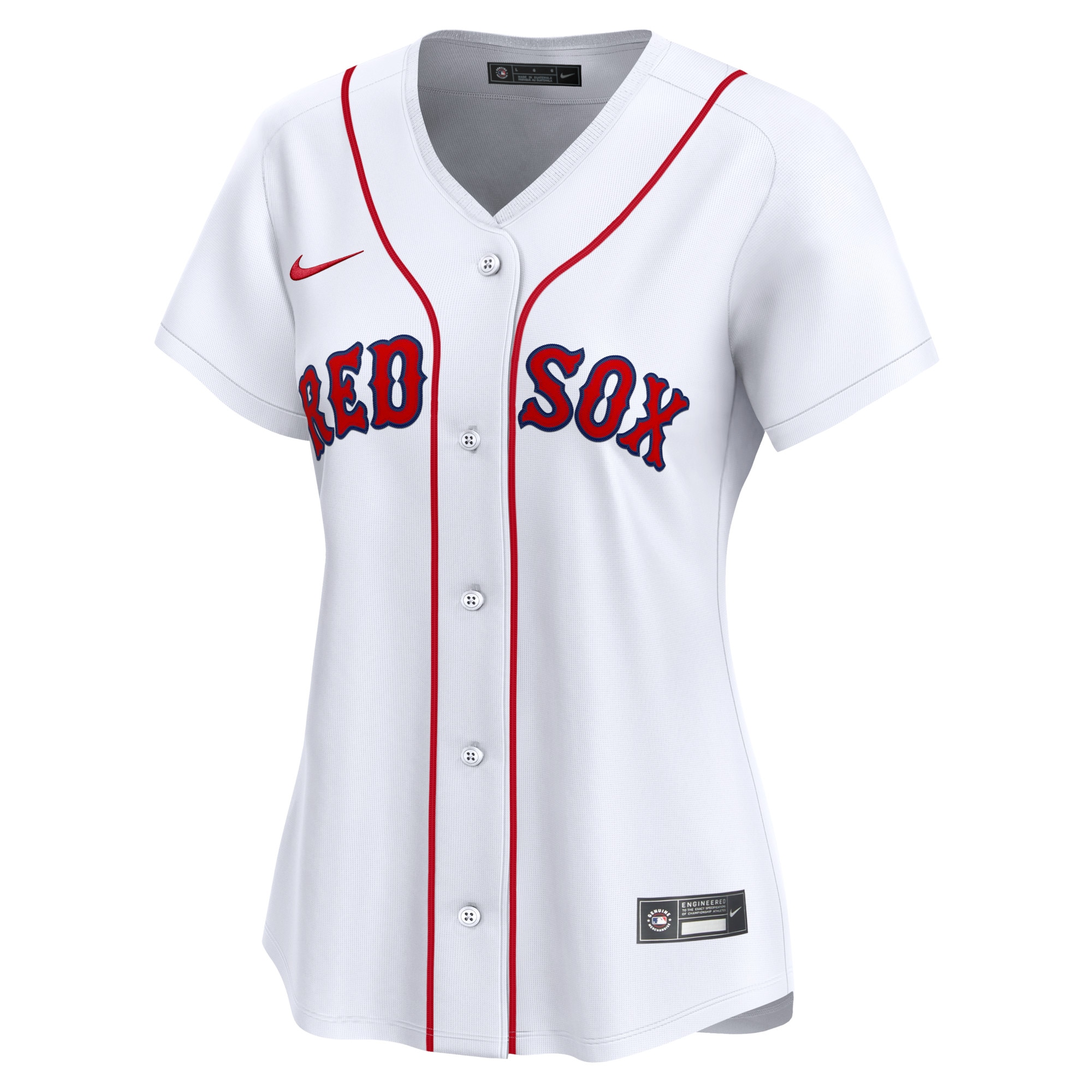Alternative view of Boston Red Sox Women's Home Limited Custom Jersey - White