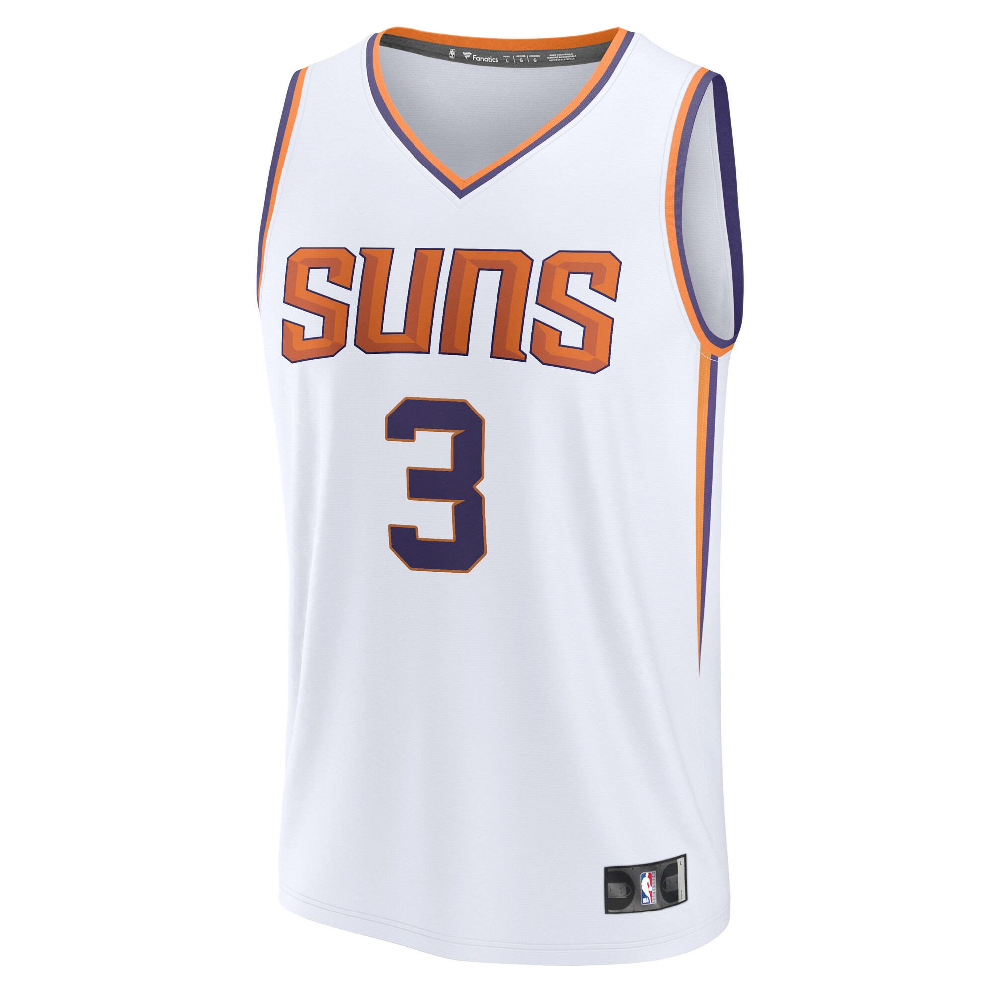 Alternative view of Bradley Beal Phoenix Suns Fanatics Fast Break Player Jersey - Association Edition - White