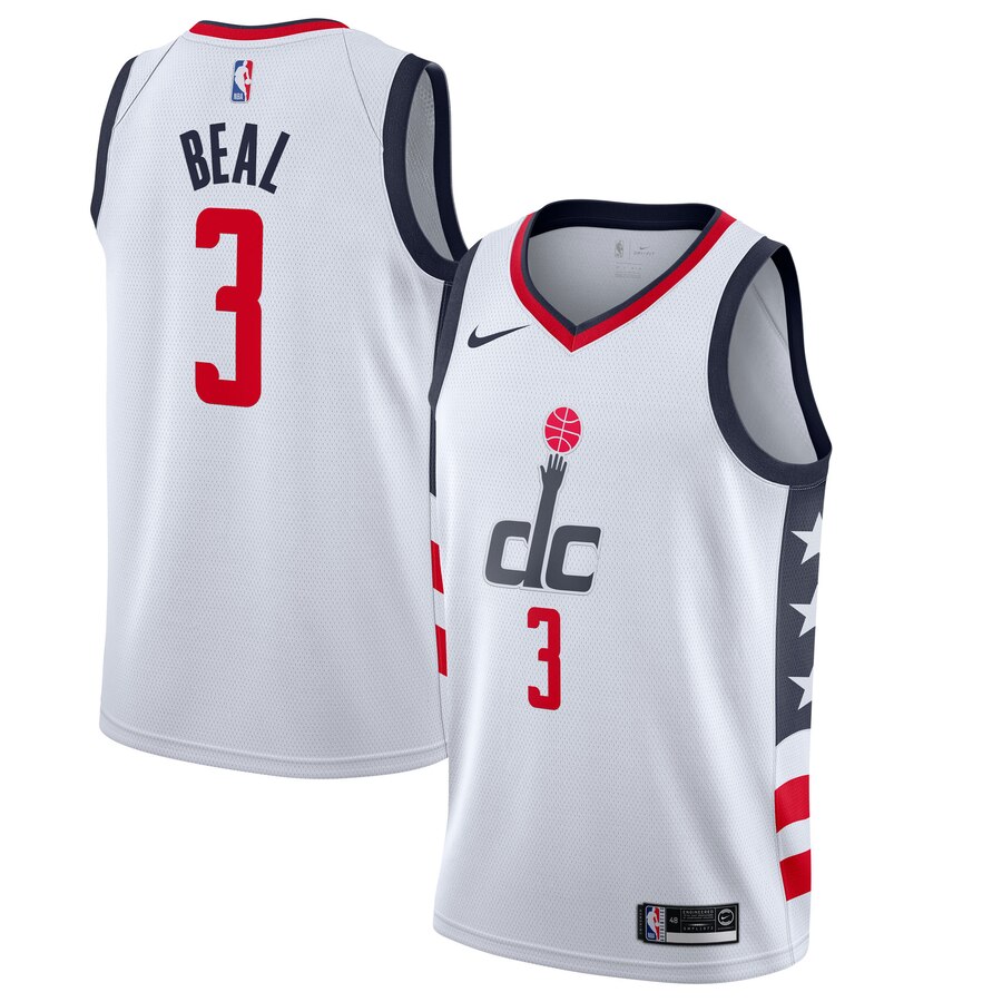 Bradley Beal Washington Wizards 2019/20 Finished City Edition Swingman Jersey - White