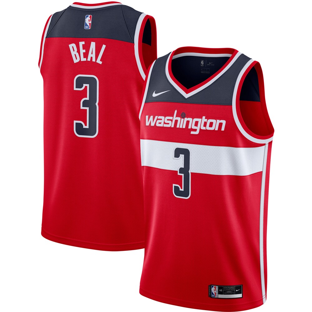 Bradley Beal Washington Wizards 2020/21 Swingman Jersey - Red - Icon Edition