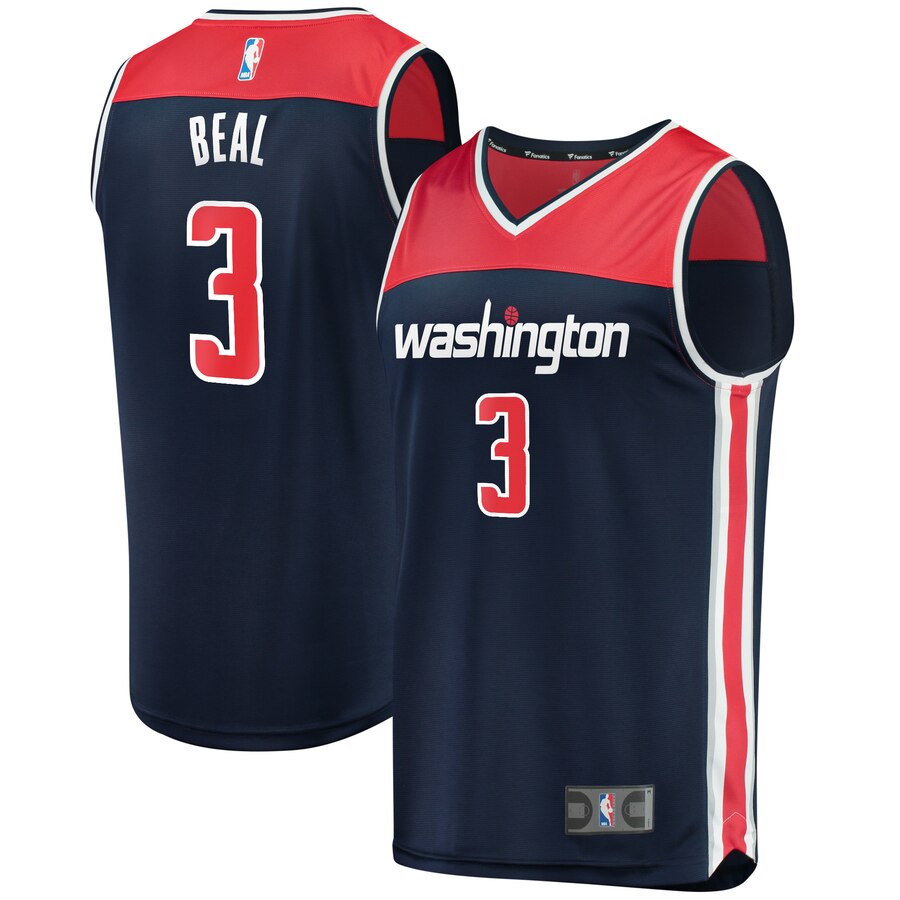 Bradley Beal Washington Wizards Fanatics Branded Youth Fast Break Player Jersey - Statement Edition - Navy
