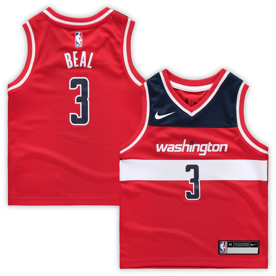 Bradley Beal Washington Wizards Preschool Replica Jersey Red - Icon Edition