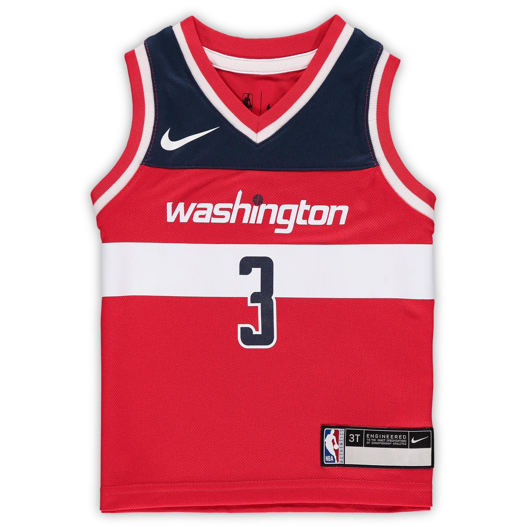 Alternative view of Bradley Beal Washington Wizards Toddler Swingman Jersey - Red - JS281 