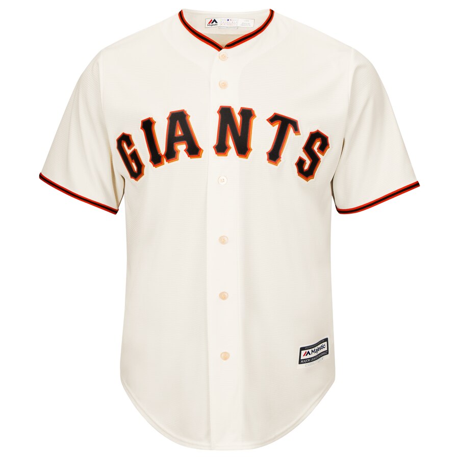 Alternative view of Brandon Belt San Francisco Giants Majestic Cool Base Player Jersey - Tan