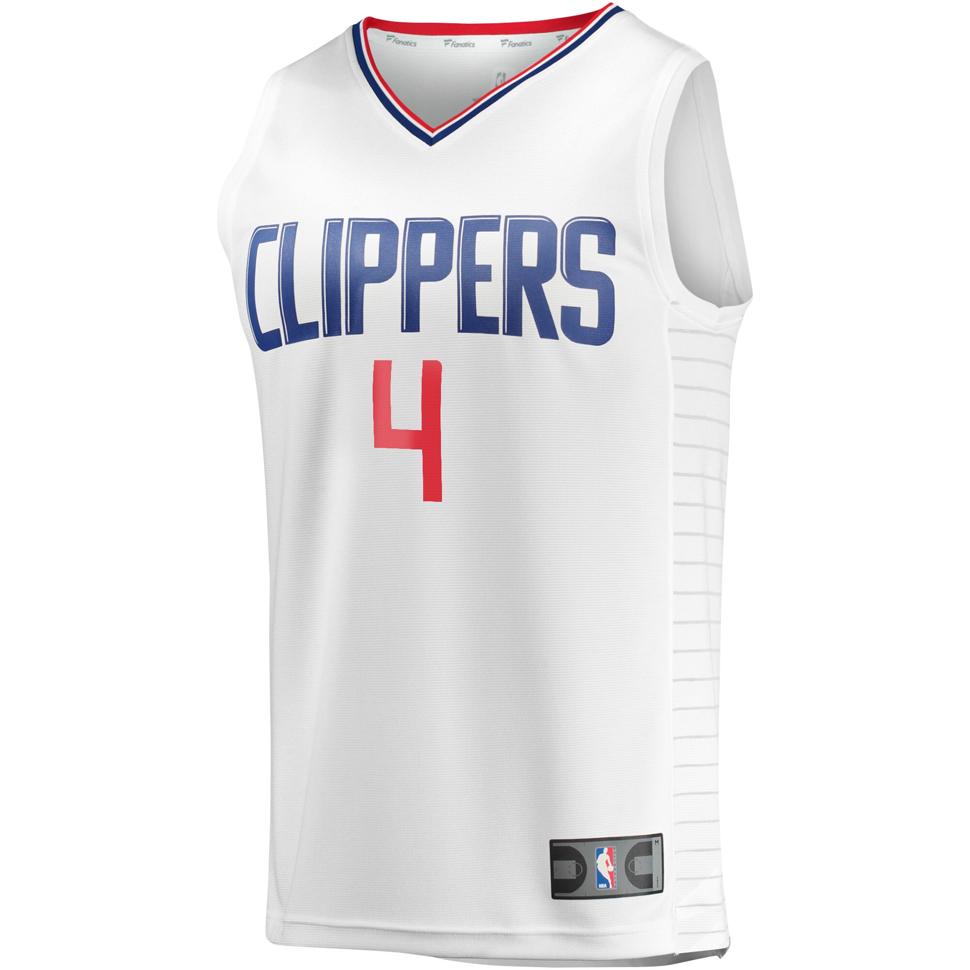 Alternative view of Brandon Boston La Clippers Fanatics Fast Break Player Jersey - Association Edition - White