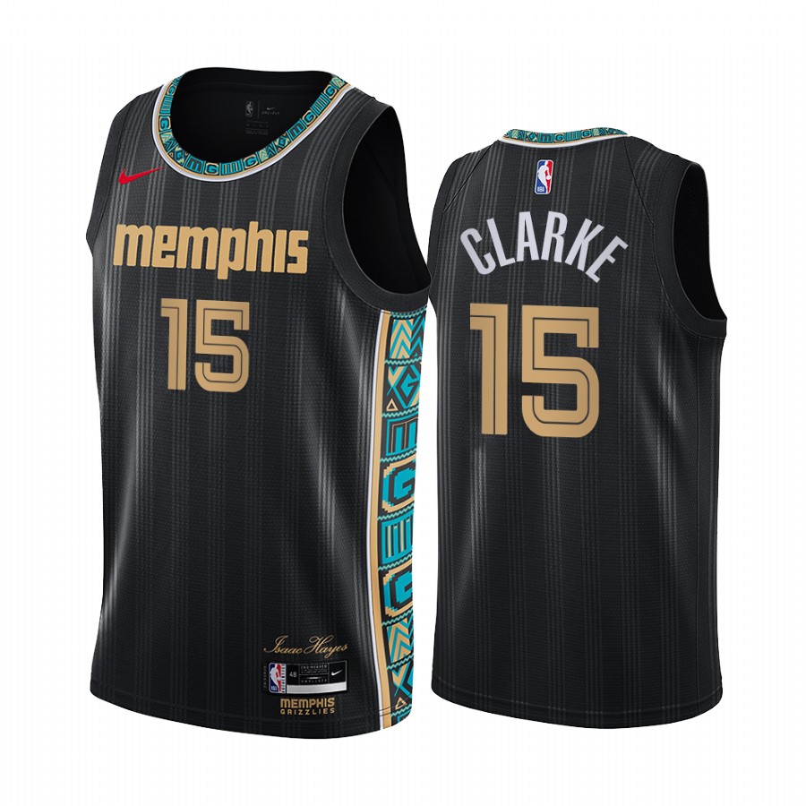 Brandon Clarke Memphis Grizzlies 2020-21 Black City Jersey New Uniform