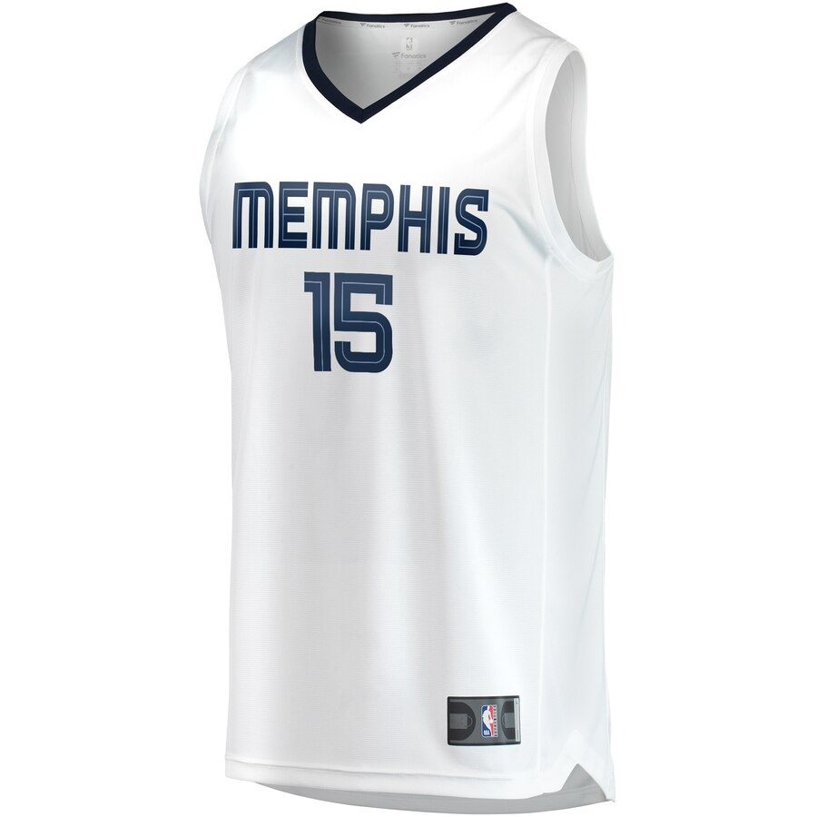 Alternative view of Brandon Clarke Memphis Grizzlies Fanatics Branded Fast Break Replica Jersey White - Association Edition