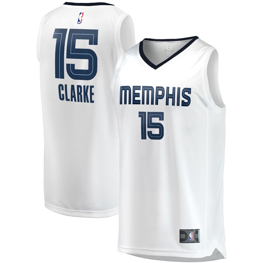 Brandon Clarke Memphis Grizzlies Fanatics Branded Youth Fast Break Replica Jersey White - Association Edition
